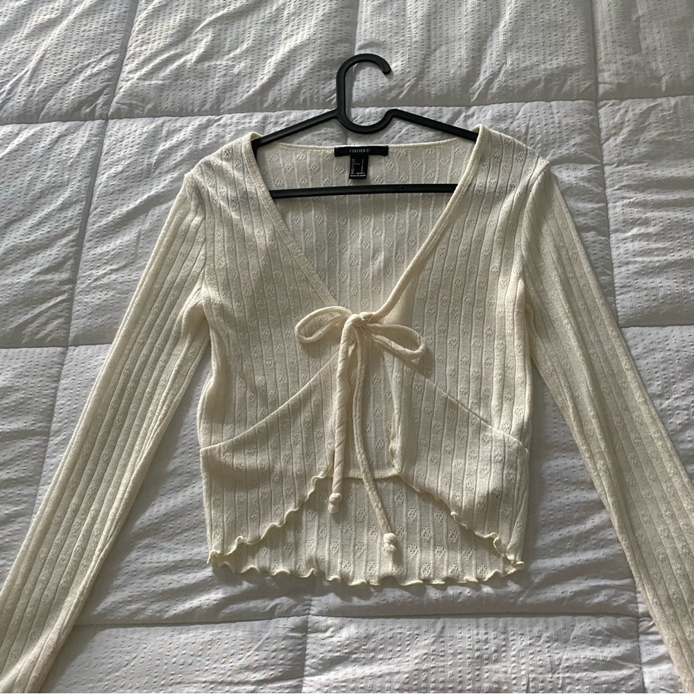 Forever 21 long sleeve cover up